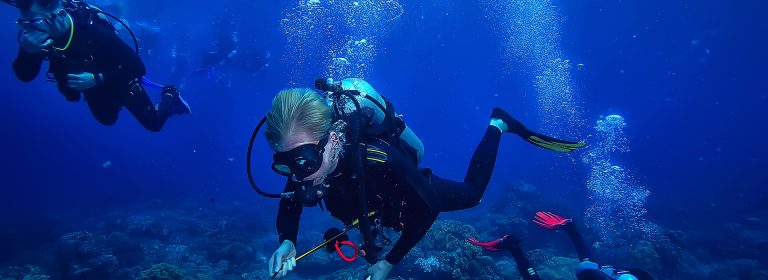 Scuba diving is the closest you can get to flying