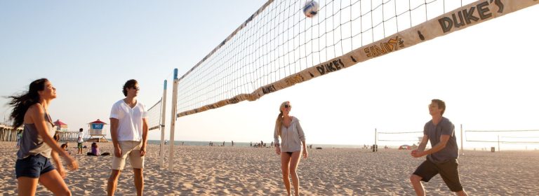 Life’s a beach play volleyball